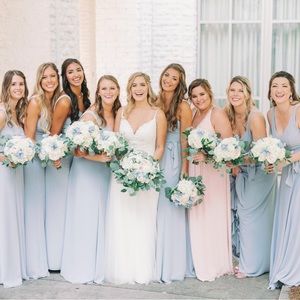 Jenn Maxi Dress (Show Me Your MuMu) in Steel Blue, Size S, Unaltered